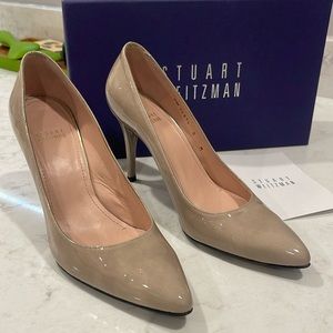 STUART WEITZMAN Power Patent Leather Pumps